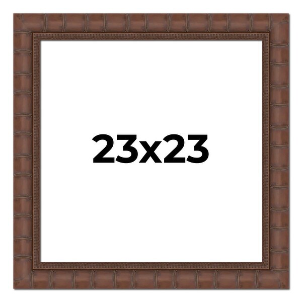 23x23 Frame Pewter Solid Wood Picture Frame Width 1.625 Inches